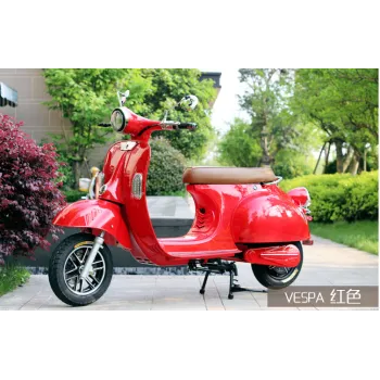 Электроскутер GreenCamel Vespa Style, 72V 3000W R12 быстросъем Красный